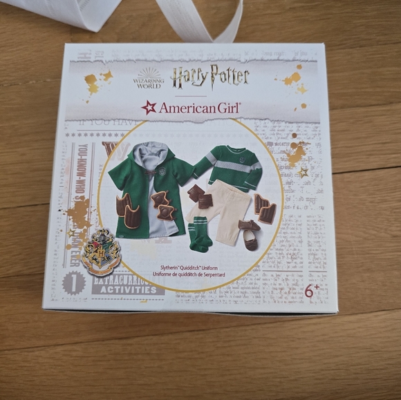 American Girl Harry Potter Slytherin Quidditch Uniform Set NIB